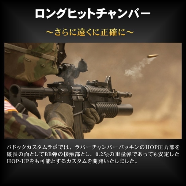 10％OFFクーポン＆送料無料】ロングヒットチャンバーカスタム サバゲー