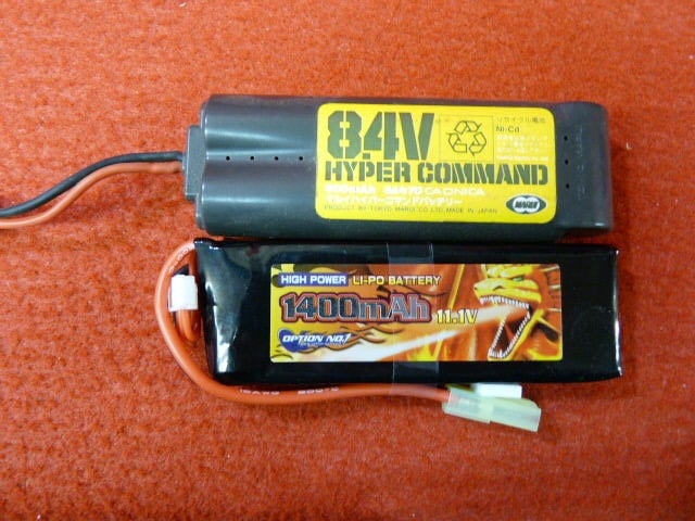 Option No 1 Big Power Li Po 11 1v 1300mah ミニs互換サイズ 店内全品5 オフクーポン バッテリー 充電器 総合エアガンショップ モケイパドック