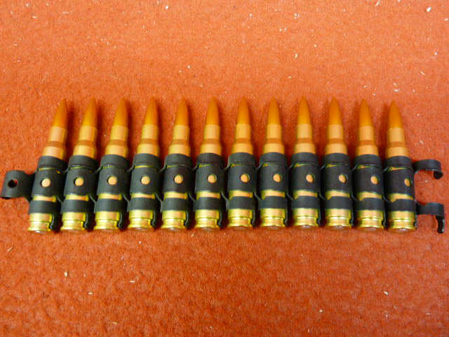 7.62mm12連ベルトリンク・M60ダミーカートリッジ サバゲー | すべて
