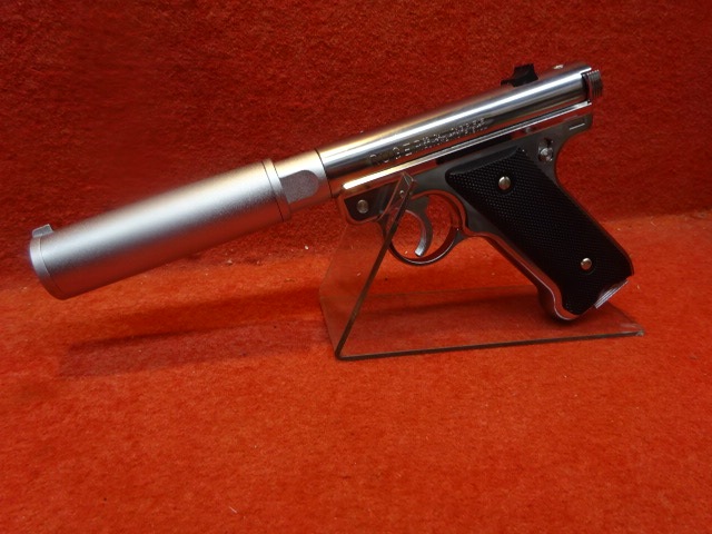 マルシン・スタームルガーMk1 サイレンサーバレル アサシンズ シルバー