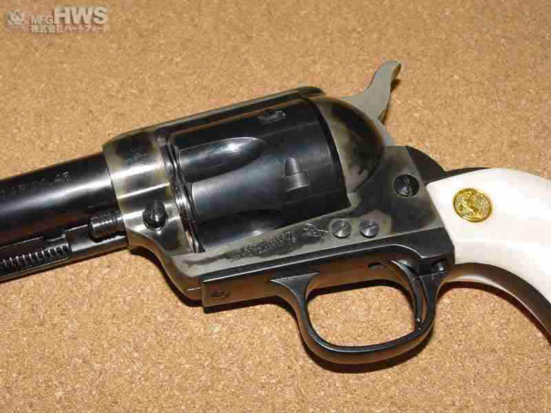 HWS　コルトSAAシビリアン　ブルーイング　プラスチック製 HWS・SAA.45 シビリアン ブルーブラック・モデル 発火モデルガン