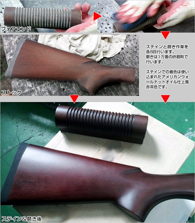 店内全品5％OFFクーポン】ウッドストック マルイM870用