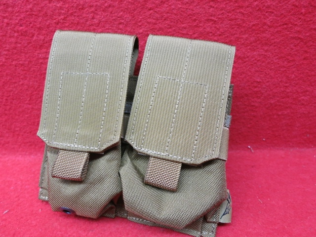 店内全品5％OFFクーポン】FLYYE 7.62mm用Wマガジンポーチ モール対応