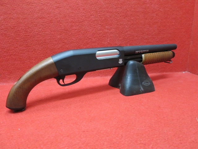 S&T レミントンM870ソードオフフェイクウッド エアーポンプアクション