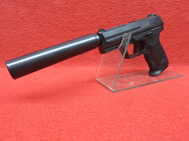 クラウン・H&K P2000 サイレンサー付き エアーガン 電動ガン