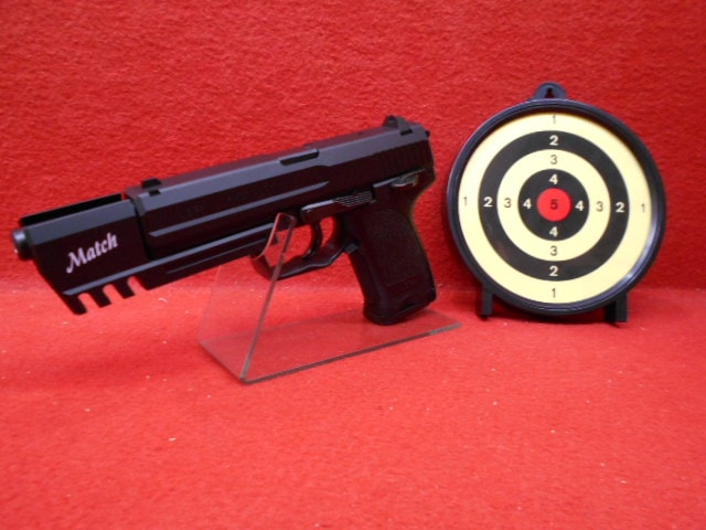 エスツーエス USP 固定スライドガスガン　サイレンサー　ポインター付き S2S・USP Match 固定スライド・ガスガン | 固定ガスガンオートマチック