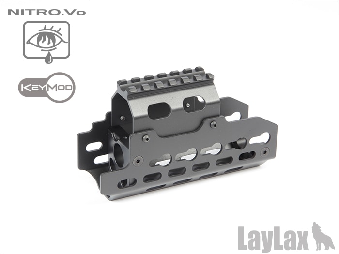 LayLax AKβスペツナズKeymodレイルハンドガード | 電動ガンドレス