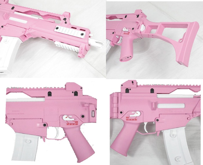 UMAREX・電動ガンフルセット・H&K・G36C Competition ピンク