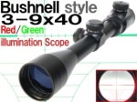��Ź������5��OFF�����ݥ��BUSHNELL������ 3-9X40 ����ߥ͡��� �饤�ե륹������(238)