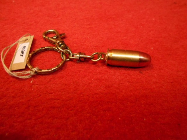 店内全品5％OFFクーポン】45ACP弾ダミーカートキーホルダー サバゲー 