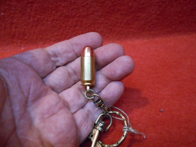店内全品5％OFFクーポン】45ACP弾ダミーカートキーホルダー サバゲー 
