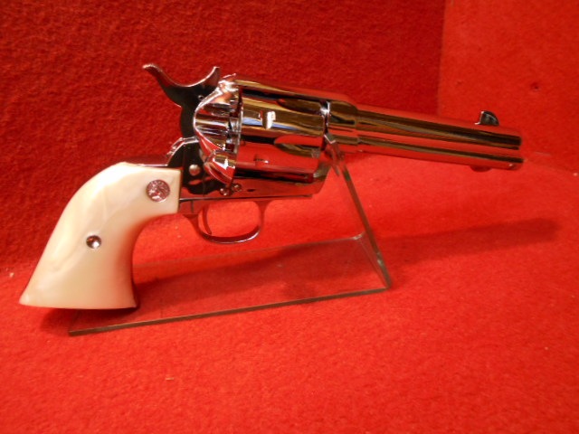 HWS・SAA.45 シビリアン オールシルバー（カート6発付） 発火