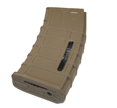 A&K MASADA P-MAG 300連マガジン スタンダード電動ガン用 BK/TAN