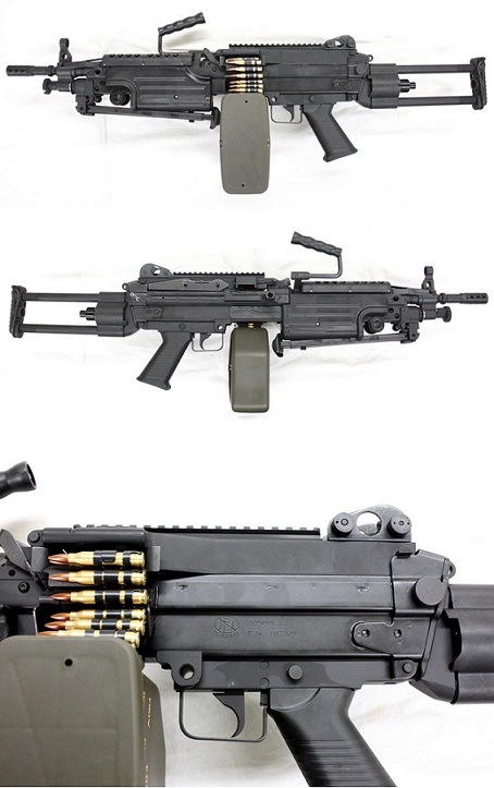 G&P製 FN M249 MINIMI 電動ガン 箱なし 軽機関銃 ライト