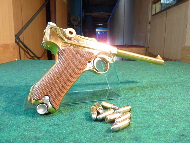1/1 エルエス製 ルガーP08組立キット 本体樹脂製 売り切れ【特選中古品】プラモデル エルエス 1/1スケール ルガー