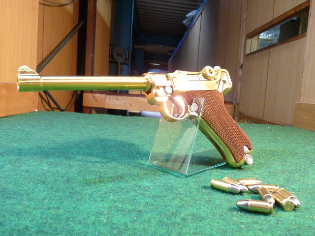マルシン・金属製モデルガン組み立てキット ルガーP-08 6インチ ダミー