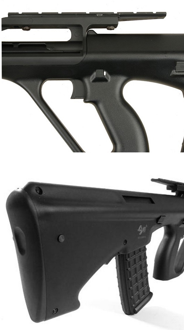 STEYR AUG 　スコープ、サイレンサー(ロング), 充電器 付 ステアーAUGについて