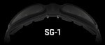 WILEY X��SG-1 ver.J 2LP Smoke Grey/Clear MATTE BLACK�ڥ磻�꡼���å����ۡ�TACTICAL GOGGLE��