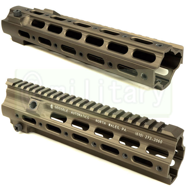 AD HK416用 GEISSELE タイプ SMR 10.5インチ ハンドガード DE マルイ次