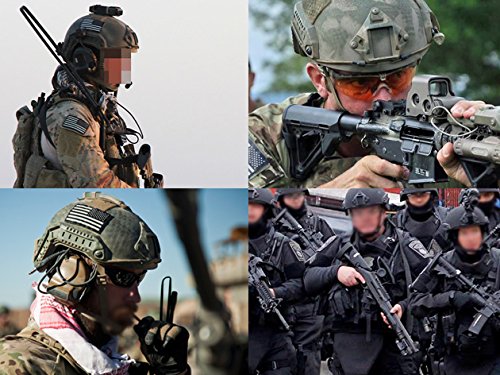 FMA製 バリスティックヘルメット 黒色カバー&NVGシュラウド付き FMA製 バリスティックヘルメット 黒色カバー&NVGシュラウド付き FMA