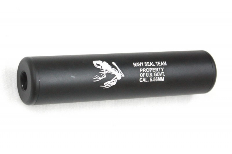 サイレンサー 34mm径150mm長 NAYVY SEALS スカルフロッグ