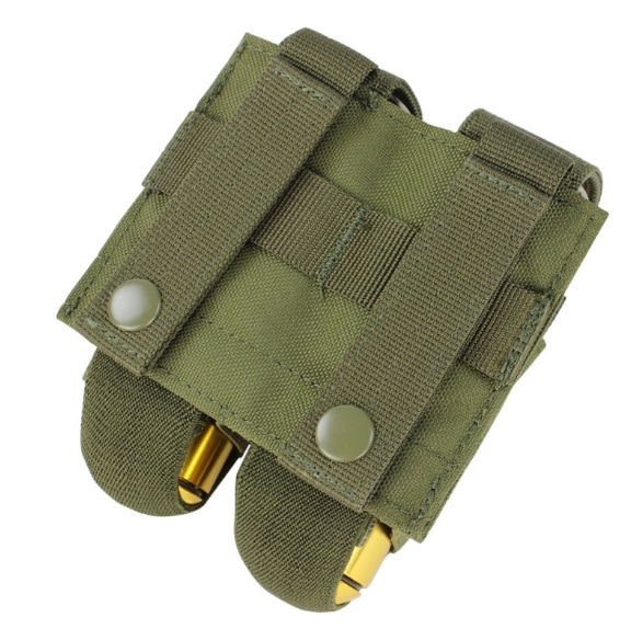 グレネードポーチ２個セット 店内全品5％OFFクーポン】CONDOR ダブル40mmグレネードポーチ CB