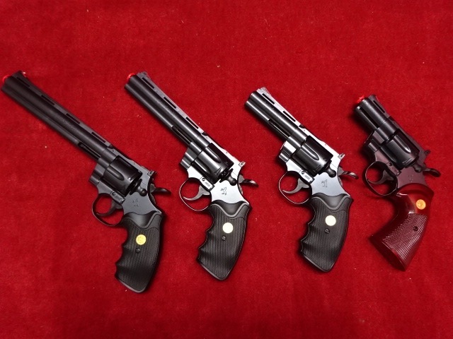 クラウン・10歳以上用エアーリボルバー コルトパイソン BK 2.5/4/6/8