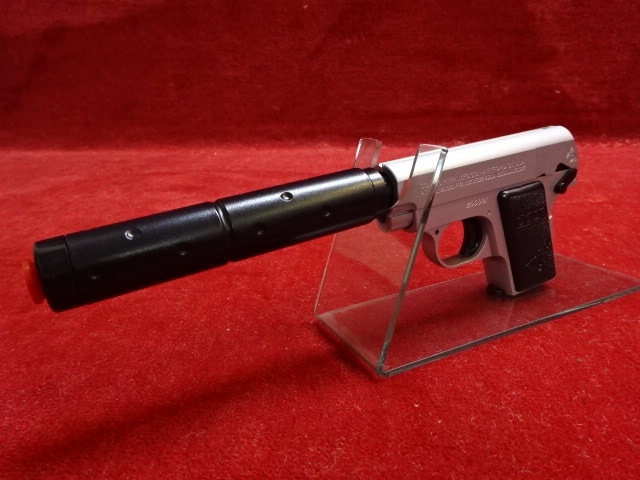 クラウン エアーコッキング COLT 25オートSVカラー サイレンサー