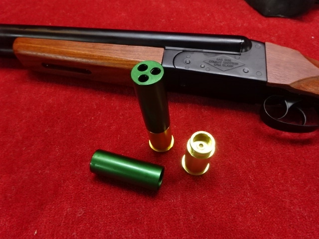 華山 MAD MAX ダブルバレル フルメタルガスショットガン ロング 木製