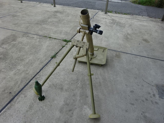 超大型宅配便】【送料無料対象外】旧独軍 80mm迫撃砲 ダミー