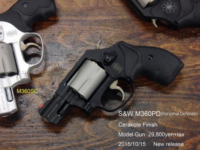 357マグナム型ガスライター　ブラッククロム　クロム　モデルガン　二丁セット 357マグナム型ガスライター ブラッククロム クロム モデルガン