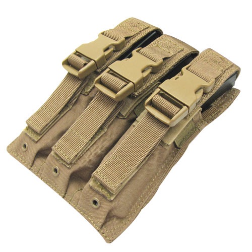 CONDOR MP5用トリプルマガジンポーチ OD/BK/CBカラー | CONDOR