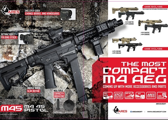 店内全品5％OFFクーポン】ARESフルメタル電動ガン M45 コンパクト