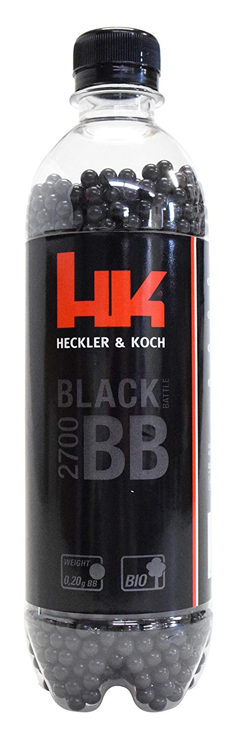 H&K バイオ BB弾 BLACK BIO ブラック 0.2g 2700発 ペットボトル
