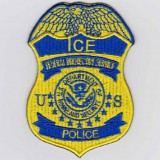 �ݥꥹ��ץꥫ�ѥå���ICE POLICE Badge Patch���������� (443)