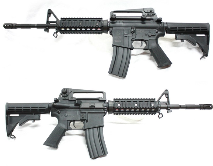 トイガン CM 607 BK CM.607 US Army M4 RIS carbine nylon replica - Black [CYMA