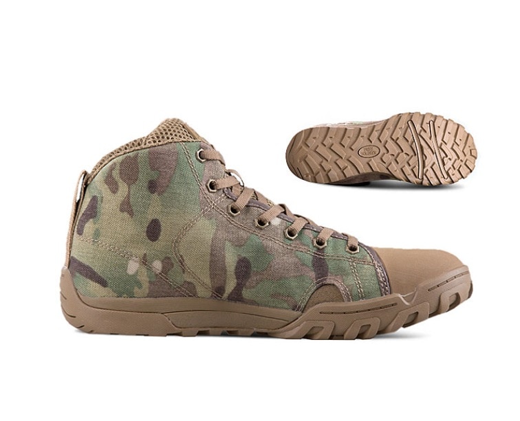 店内全品5％OFFクーポン】タクティカル ミドルブーツ マルチカム