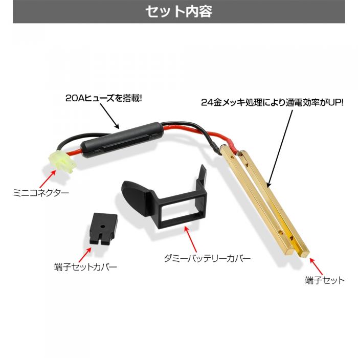 店内全品5％OFFクーポン】Laylax 次世代M4 SOPMOD ストック変換端子