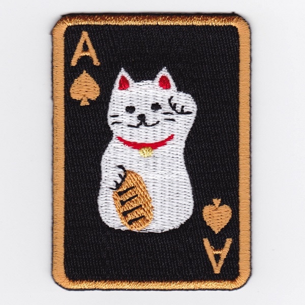 店内全品5％OFFクーポン】IXAパッチ デスカード まねき猫 パッチ IE