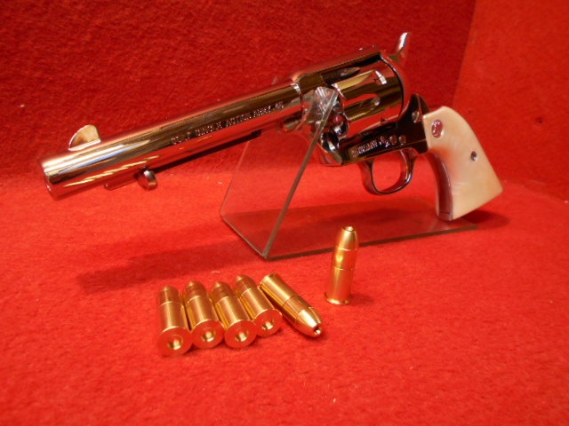 SAA アーティラリー オールシルバー組立キット(完成済み) ハートフォード HWS SAA.45 アーティラリー オールシルバー カート6発付 発火