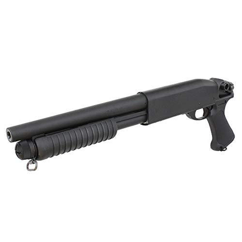 S&T レミントン刻印 M870 ショート ピストルグリップ BK フルメタル