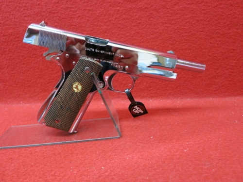 東京マルイ コルト ガバメント シリーズ70 ニッケル仕上げ 東京マルイ 18歳以上用ガスブローバックガン M1911 コルト