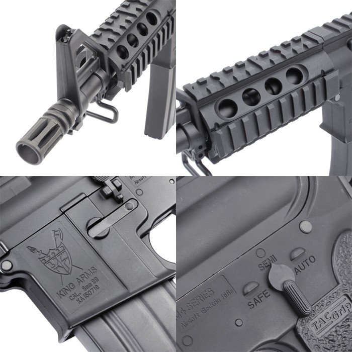 キングアームズ　m4電動ガン　ジャンク品 Amazon | [ King Arms ] M4CQB 電動ガン 【 JASG認定・三ヶ月