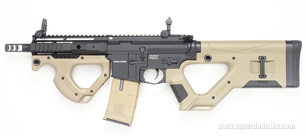 HERA ARMS CQR 電子トリガーMOS-FETver TANカラー ICS×ASG