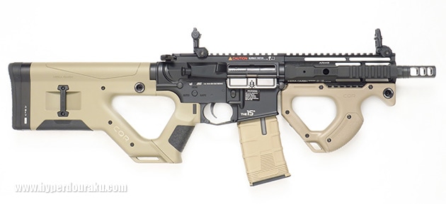HERA ARMS CQR 電子トリガーMOS-FETver TANカラー ICS×ASG