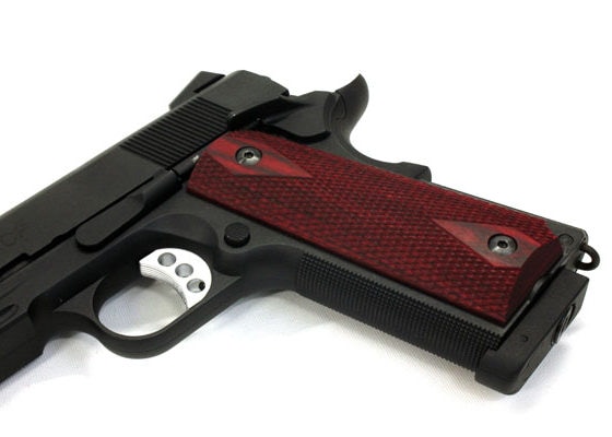パンドラ ウッドグリップ M45CQP/DOC ダイヤチェッカー/ブラウン