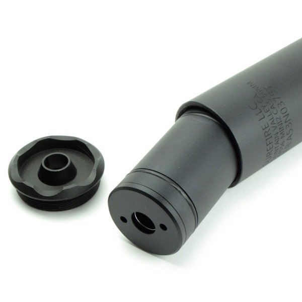 SOCOM 556-MINI2 トレーサー内蔵 QD サプレッサー & ハイダー (14mm逆