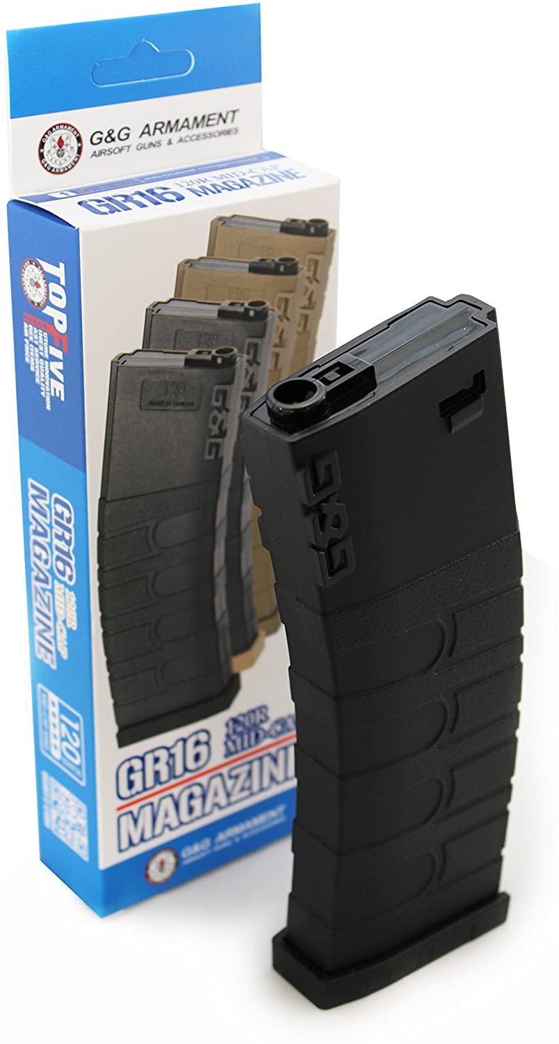 G&G CM16 120R MID-CAP G-08-101 | マガジン,電動ガン用マガジン