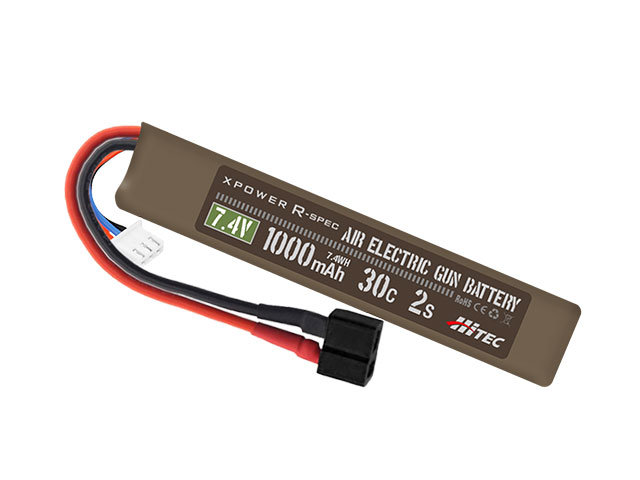 10％OFFクーポン＆送料無料】HItec LIPOバッテリー 7.4V1000mah 30C T