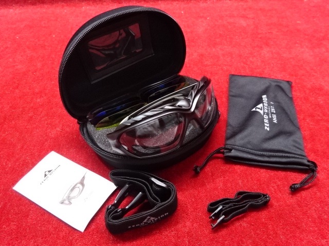 VISION OF SUPER VS01445BLACK 関税送料込 ZERO VISION ゼロヴィジョン ZV-500 シューティンググラス 2WAY